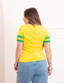 T-Shirt Brasil Amarelo