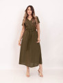 Vestido Maya Viscolinho Verde