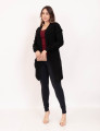 Cardigan Tricot Texturizado Preto