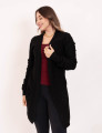 Cardigan Tricot Texturizado Preto