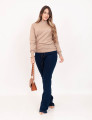 Calça Bootcut Jeans Escuro
