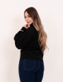 Tricot Manga Bufante Preto