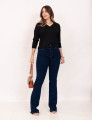 Blusa Malha 7/8 Preto