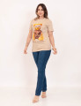 T-Shirt Silkada Urso Bege