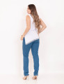 Regata Alongada Renda Branco