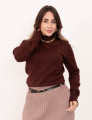 Tricot Kelly Marrom 