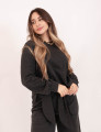 Blusa Paola Moletinho Grafite